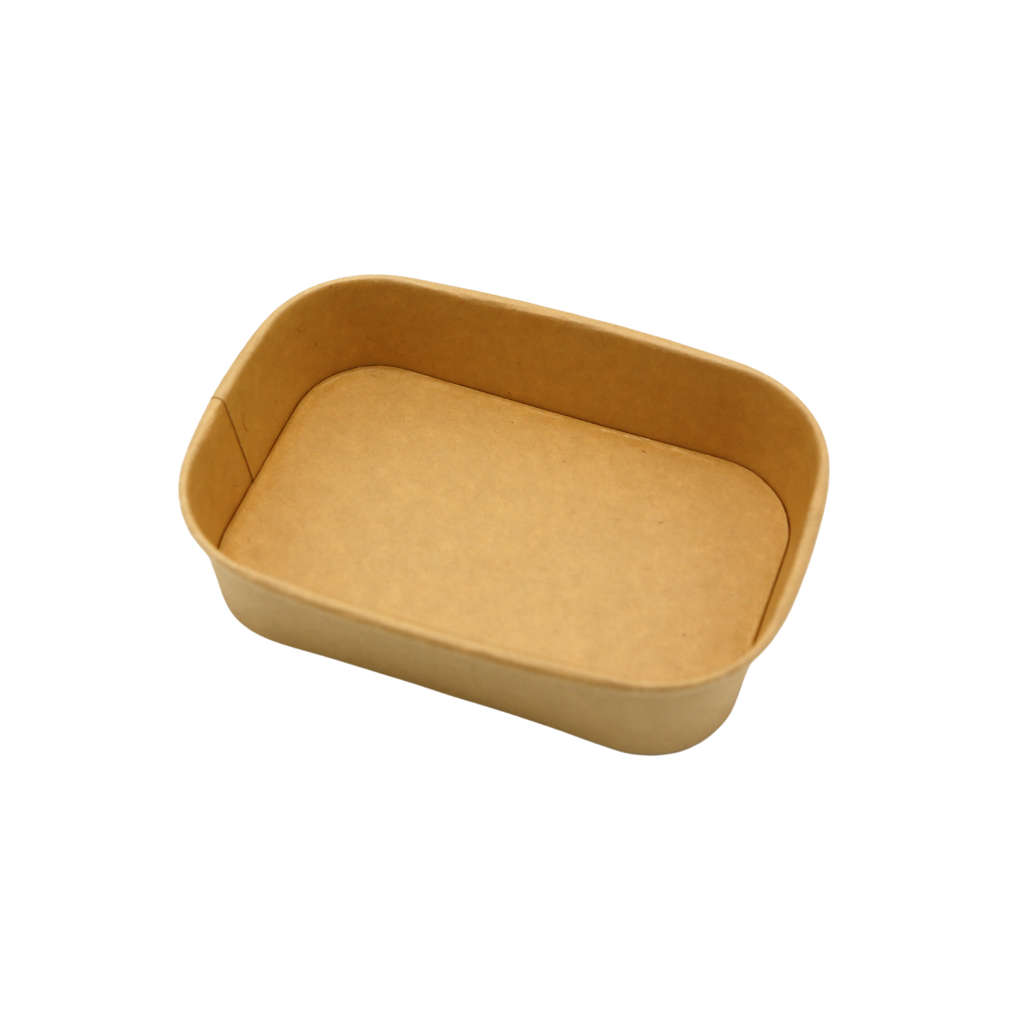 Kraft meal box rectangle (500ml;300pcs)