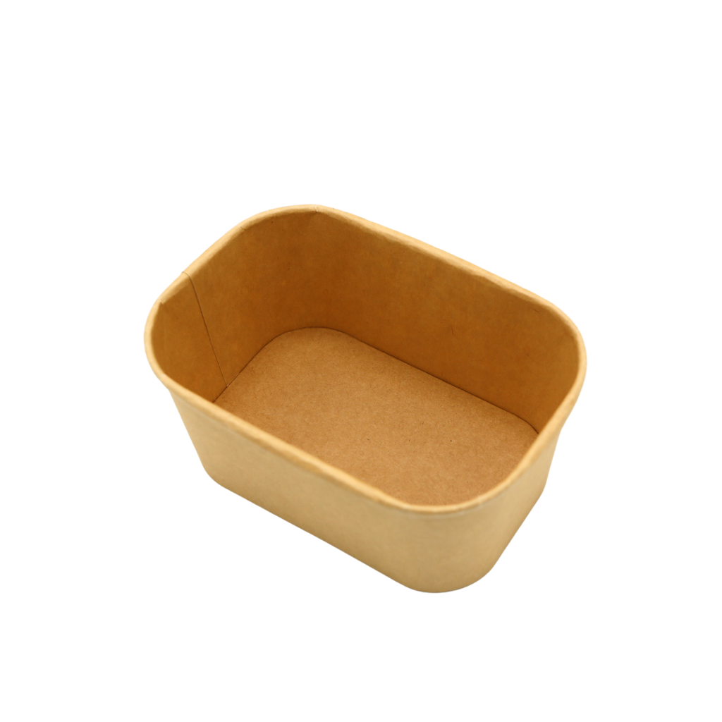 Kraft meal box rectangle (750ml;300pcs)