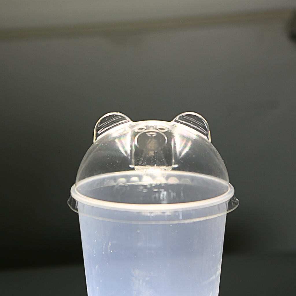 PET Panda-Shaped lid(90mm;1000pcs)