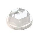90mm PET Diamond  Lid  (transparent; 1000pcs)