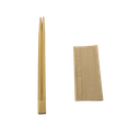 Bamboo cutlery Set (chopsticks+tissue) 500pcs