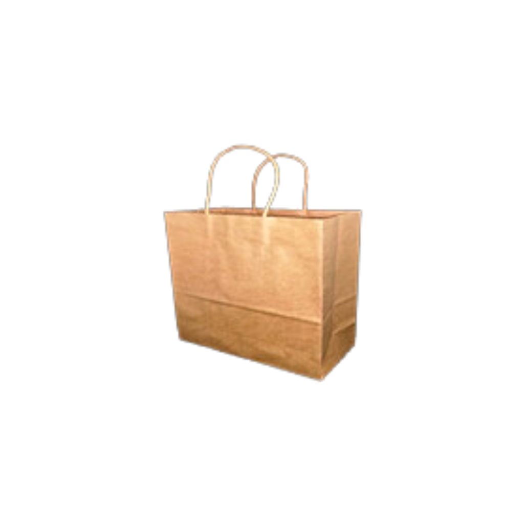 1号黄牛皮手提袋（两杯袋）(120g/m2;21*11*27cm;500pcs)