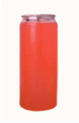 Plastic Can with Lid (500ml; 200pcs)