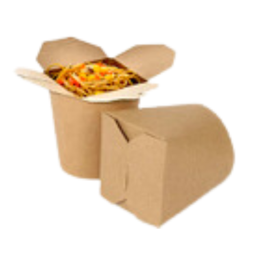 [GT083108] Kraft Wok to go Cup(750ml;Double PE;500pcs)