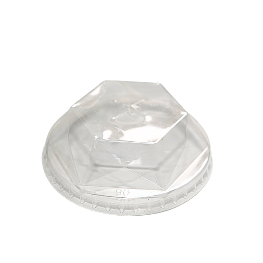 [GT07113] 90mm PET Diamond  Lid  (transparent; 1000pcs)